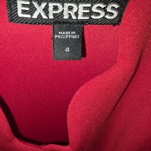 Express Beautiful Red Dress Size 4
